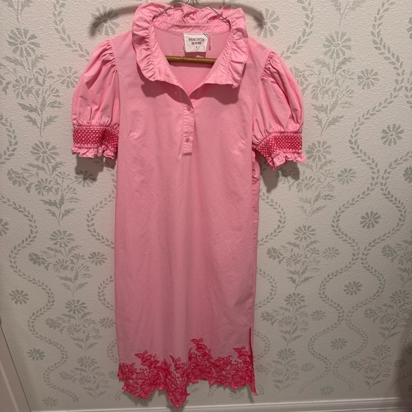 Hyacinth House Eliza pink embroidered floral dress - Picture 5 of 11